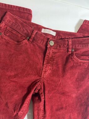 Les Folles de joie Corduroy Pants wine red color Size 28